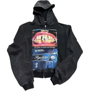 RYE CHASIN Smoking Kills Zip-Up Hoodie