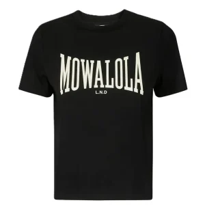 Mowalola Black Logo Tee