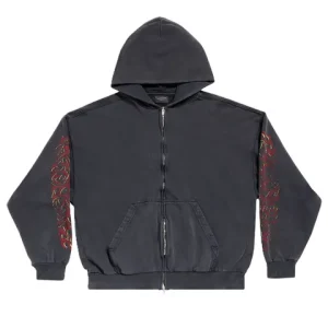 Balenciaga Off Shore Zip-Up Hoodie