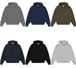 Union Kingdom Oversized Blank Heavy Poly Fleece Hoodies (7 Variants)