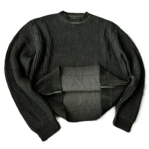 Mobius Moss Green Knit Sweater