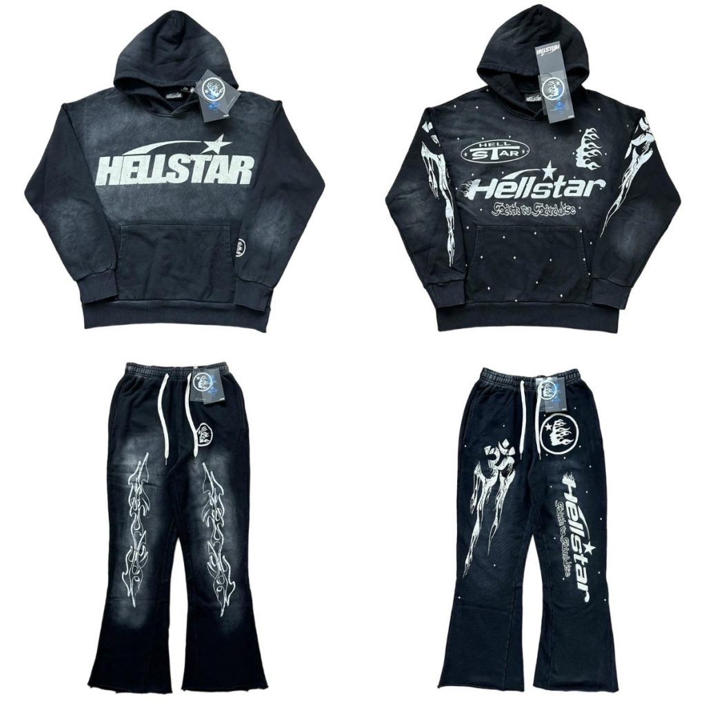 4 options Streetwear Washed Hoodie Vintage Letter Print