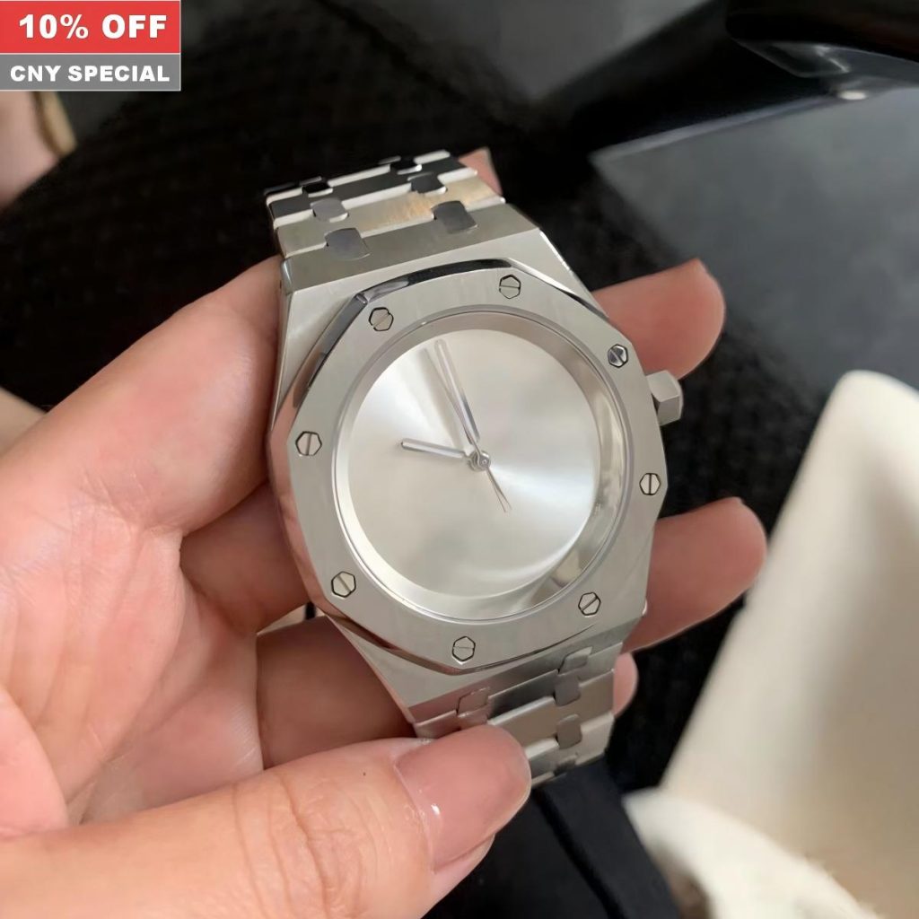 Original design men's watch without logo