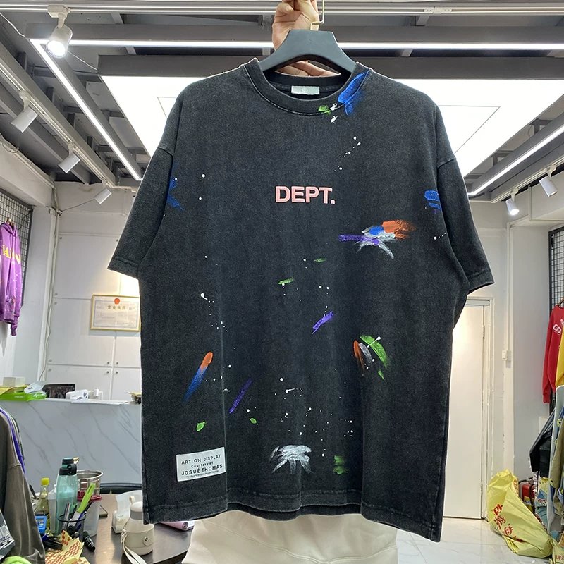 Gallery Dept. letter print colorful T-shirt