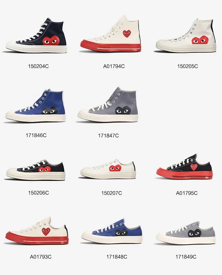 Unisex Casual Canvas Sneakers - C*G Play