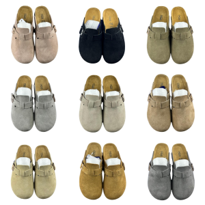 Premium Birkenstock Leather & Cork Semi-Enclosed Shoes