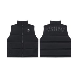 Trapstar letter embroidered cotton vest