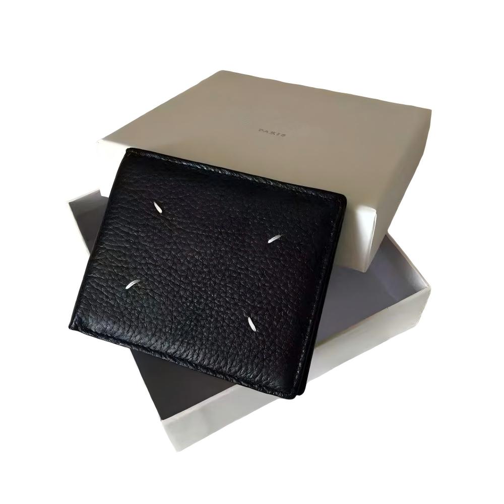 Margiela Classic Four-Point Card Slot Genuine Leather Wallet