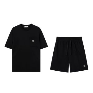 Stone Compass Badge T-shirt Set