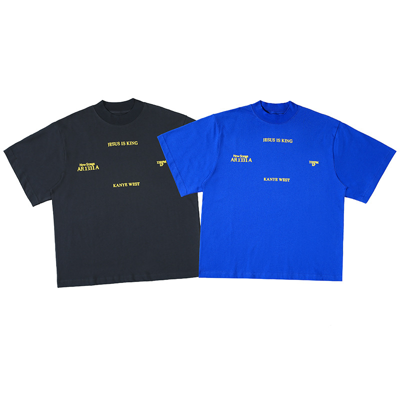 23SS streetwear brand KANYE letter T-shirt