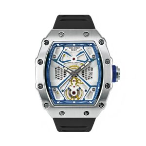 Quartz barrel-shaped openwork Richard’s waterproof watch