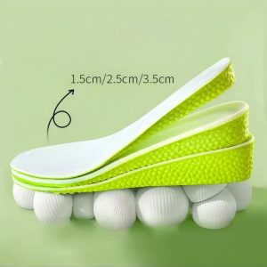 Breathable height-increasing insole