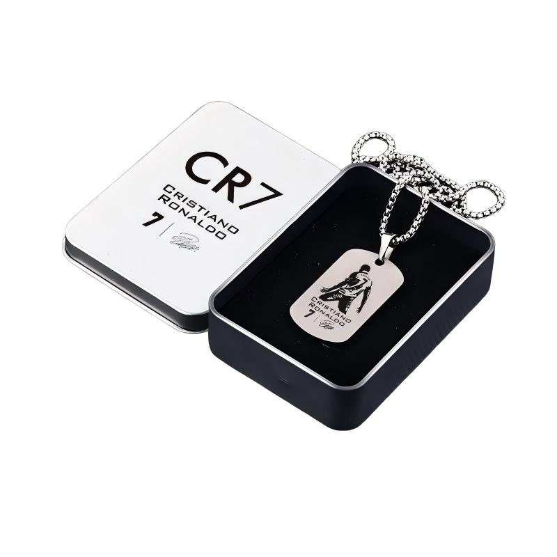 Star player dog tag necklaces Cristiano Ronaldo