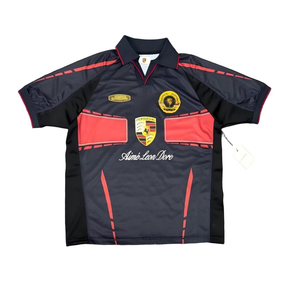 AIME LEON DORE Motorsport #14 Jersey Polo Collar T-Shirt