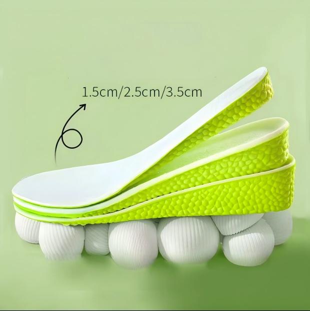 Breathable height-increasing insole