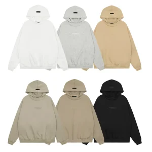 Premium ESSENTIALS hooded sweatshirt with fleece lining