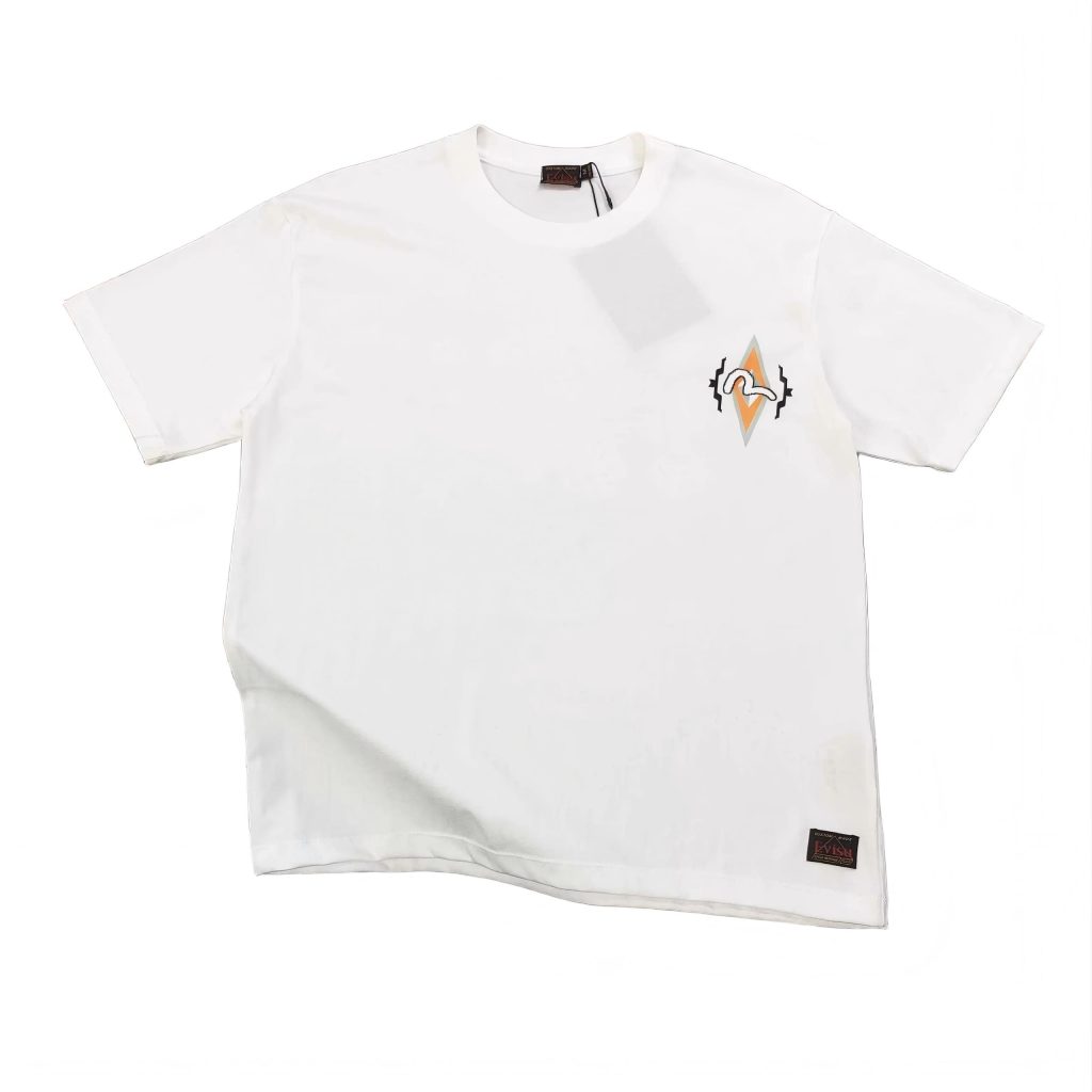 2026 New Evisu Diamond-Shaped T-Shirt