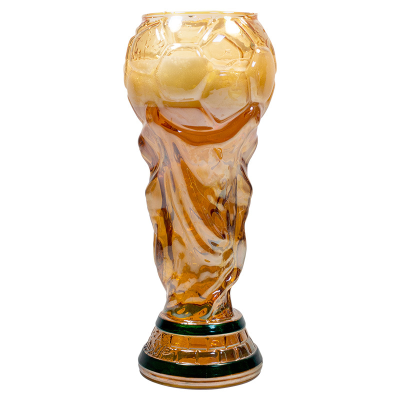Hercules beer trophy glass World Cup football