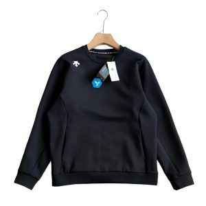 2026 DescenteAT Series Sporty Crew Neck Pullover Sweatshirt