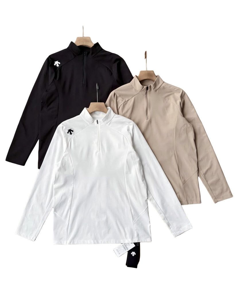 DESCENTE Three-Color Training Quick-Drying Long-Sleeve