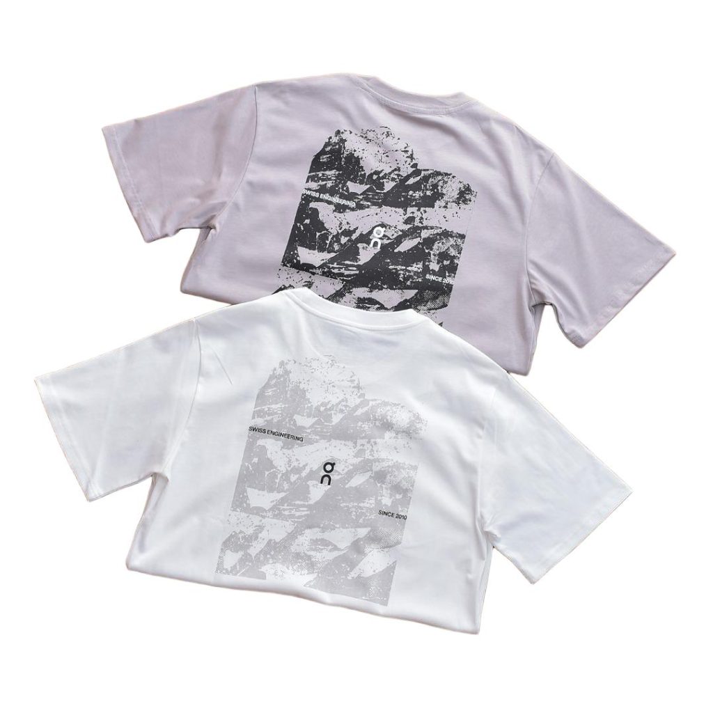 On Running New Printed Pure Cotton T-Shirt