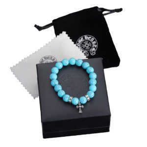 Premium Chrome Hearts Retro Cross Anchor Beaded Bracelet