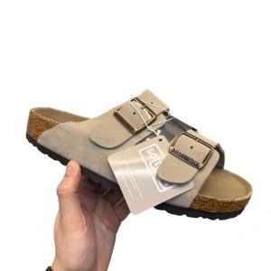 Premium-Grade Birkenstock Cork Resort Slides