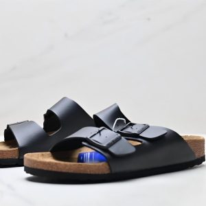 Birkenstock Leather Non-Slip Slides