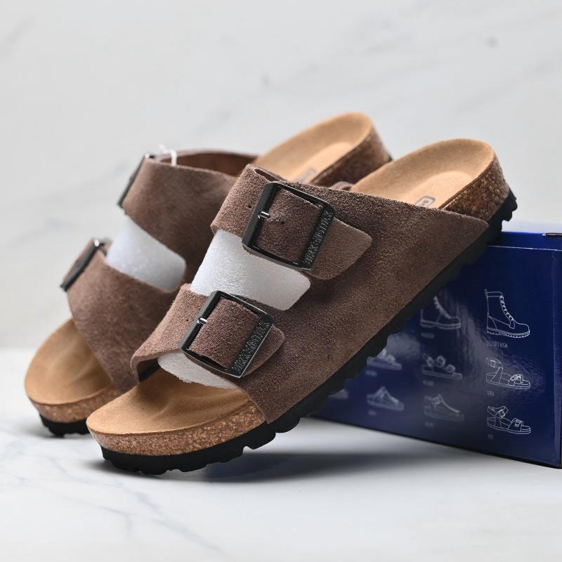 Birkenstock Arizona Leather Non-Slip Slides