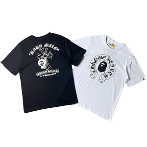 Chrome Hearts x BAPE Collaboration Print T-Shirt