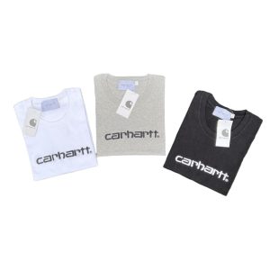 Carhartt New Letter-Embroidered T-Shirt