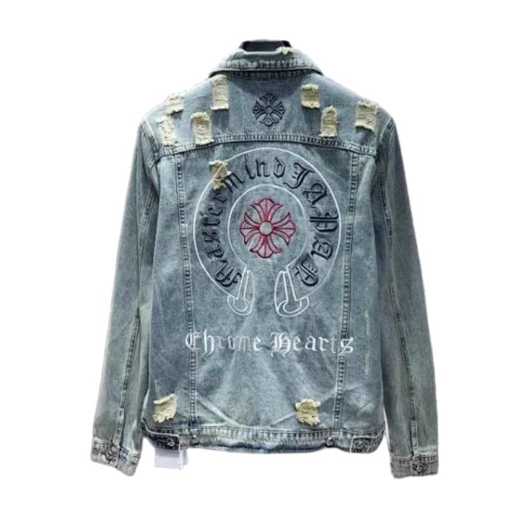 Chrome Hearts Embroidered Denim Jacket