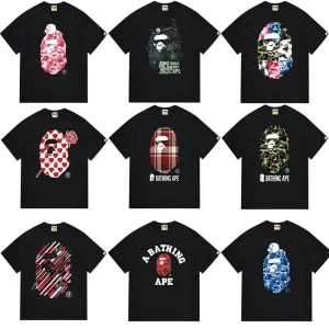 BAPE 260g Streetwear Print T-Shirt