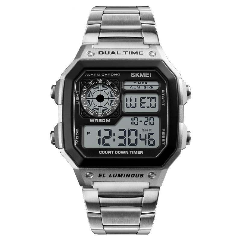 Square Digital Electronic Watch for Outdoor Sports