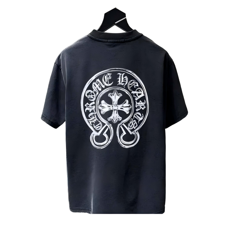 Chrome Hearts 23SS Large Horseshoe Glow T-Shirt