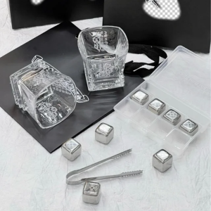Chrome Hearts Limited Edition Crystal Cup Pair Gift Box