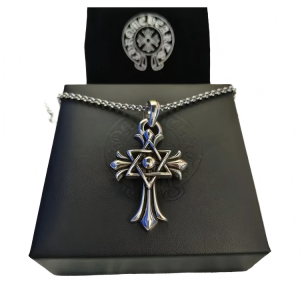Chrome Hearts Cross Necklace Fade Resistant Long Necklace