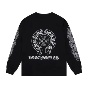 Chrome Hearts Crewneck Long Sleeve Sweatshirt Black