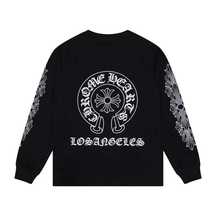 Chrome Hearts Crewneck Long Sleeve Sweatshirt Black