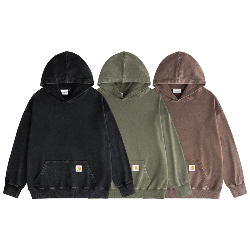 Carhartt Distressed Classic Logo Hoodie