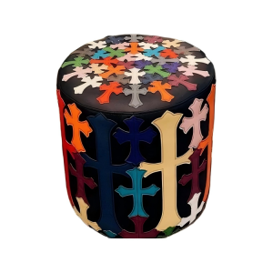 Chrome Hearts Makeup Leather Stool