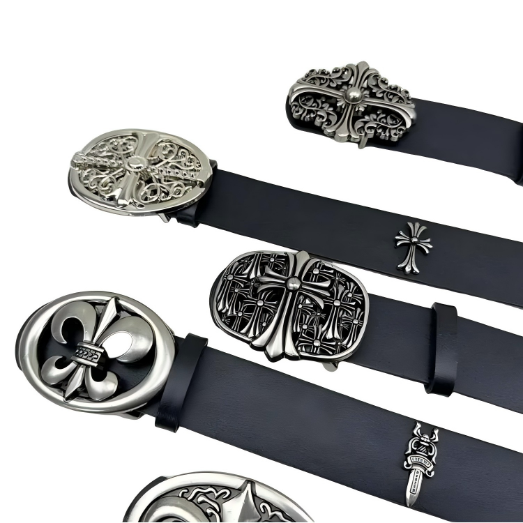 Chrome Hearts Men's Rivet Vintage Belt