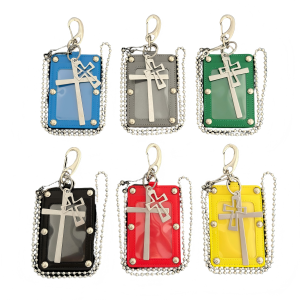 Original Rivet Cross Waist Card Holder Keychain