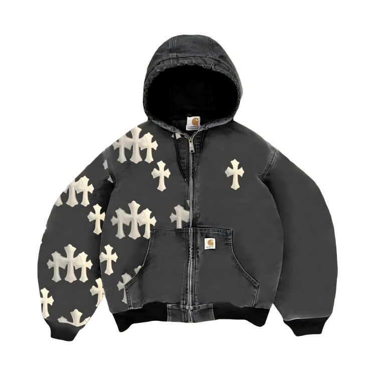 New Carhartt Hooded Zip-Up Sweatshirt
