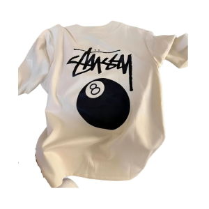 New Stussy Letter Print T-Shirt