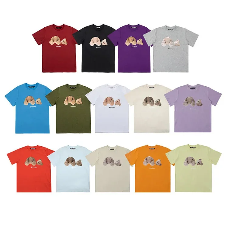 Palm Angels Decapitated Bear Print T-Shirt
