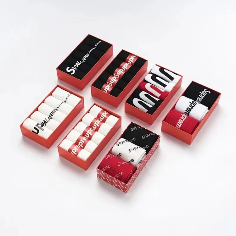 Supreme Series Socks Collaboration Print Sports Socks