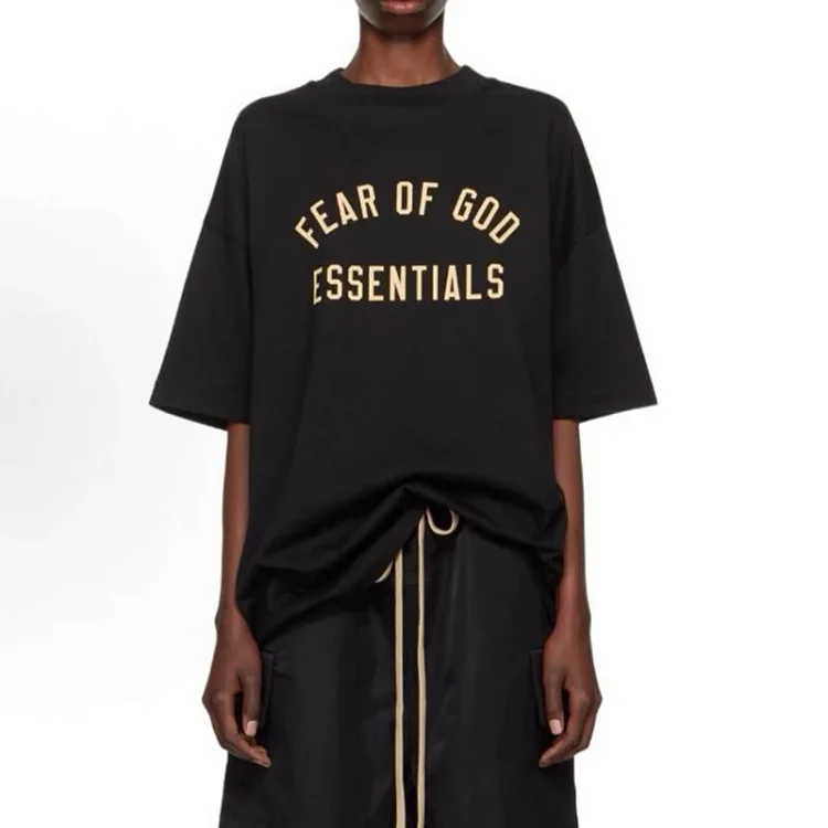 Fear of God Essentials Letter Slogan T-Shirt