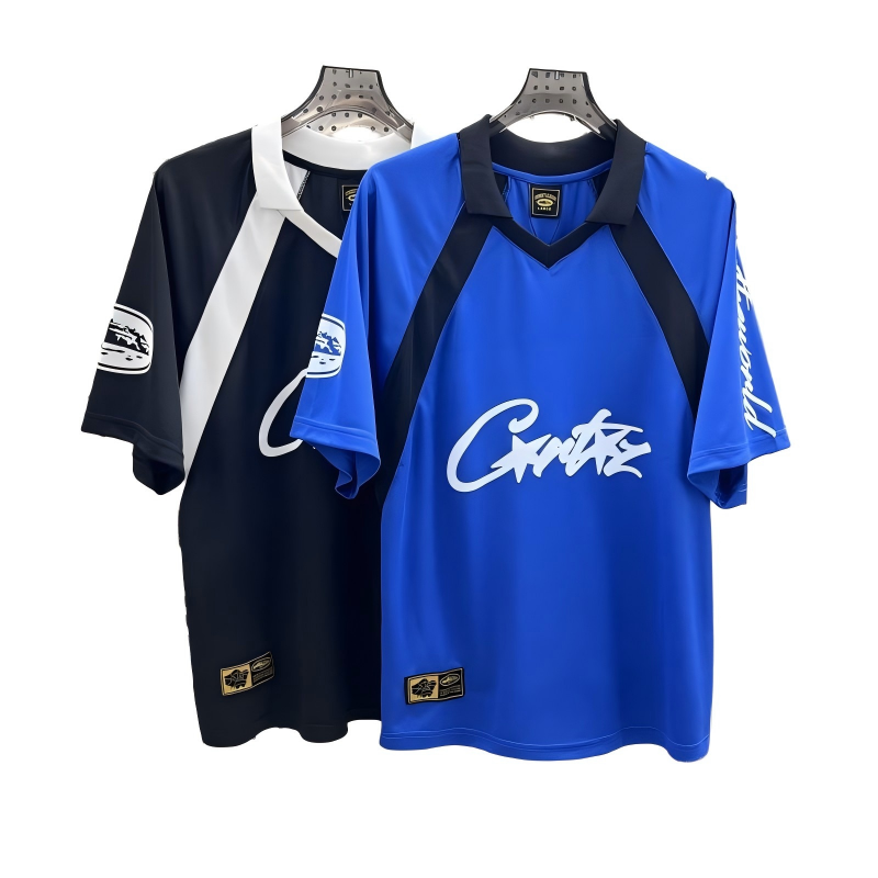 New CORTEIZ Color Block Quick Dry Jersey T-Shirt