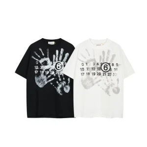 Maison Margiela MM6 Hand Number Print T-Shirt